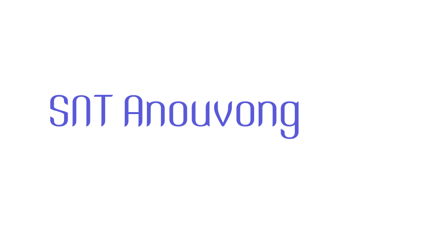 SNT Anouvong Font Download