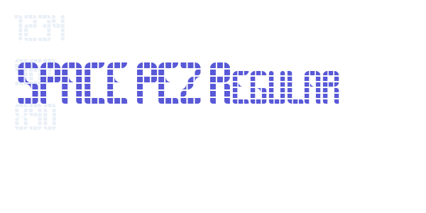 SPACE PEZ Regular font free