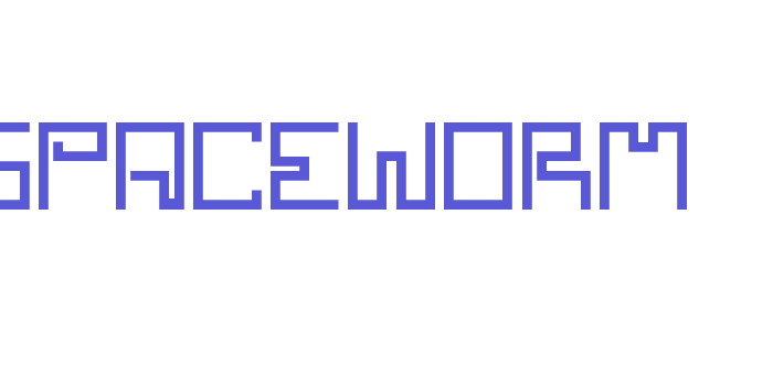 SPACEWORM Font Download