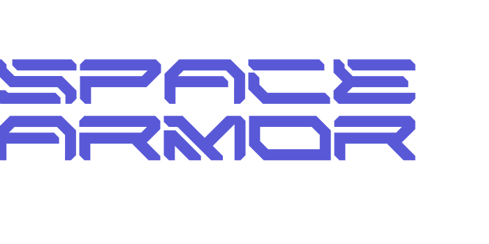 SPACE ARMOR Font Download