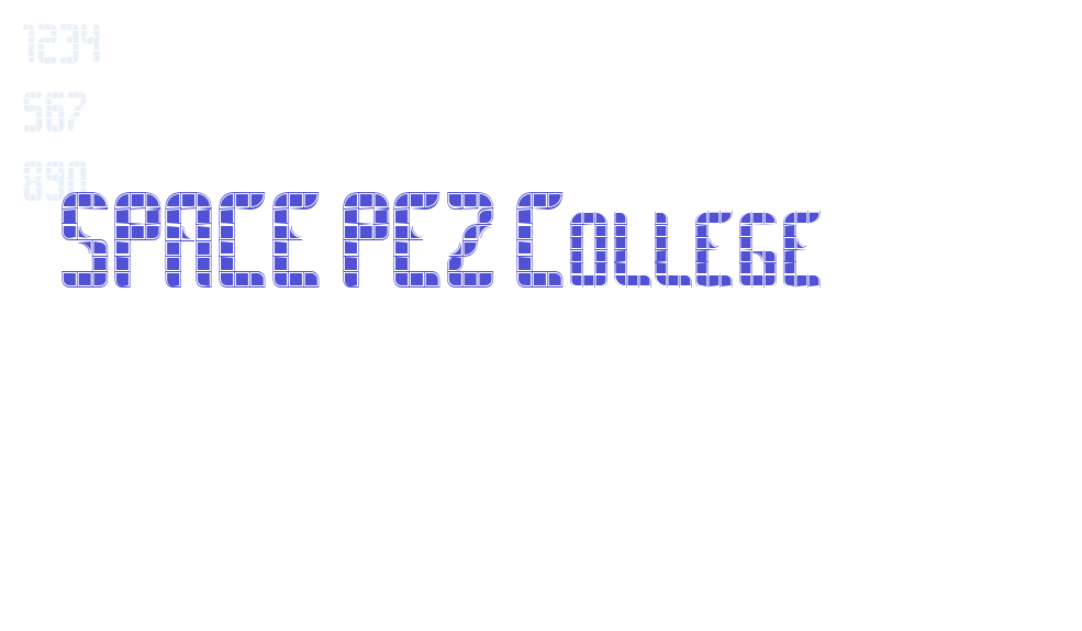 SPACE PEZ College-font-download