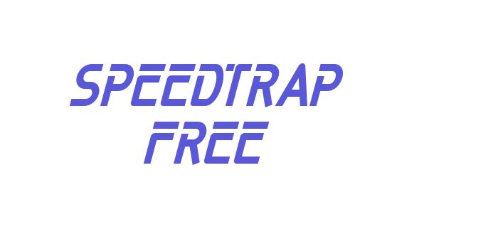 SPEEDTRAP FREE Font Download