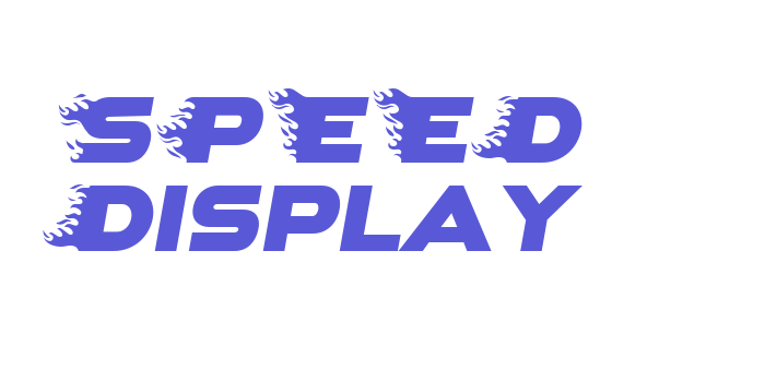 SPEED Display Font Download