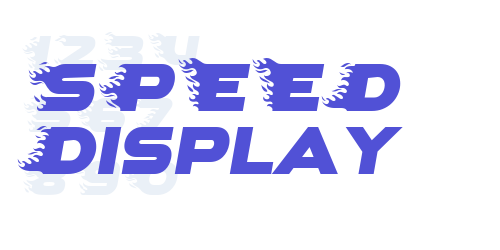 SPEED Display-font-download