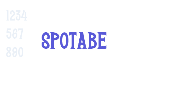 SPOTABE font free