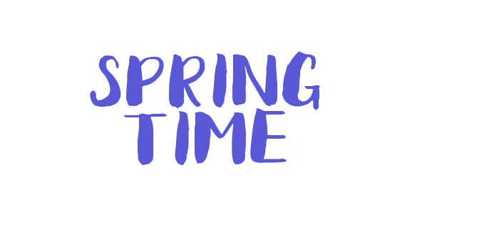 SPRING TIME Font Download