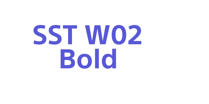 SST W02 Bold Font Download