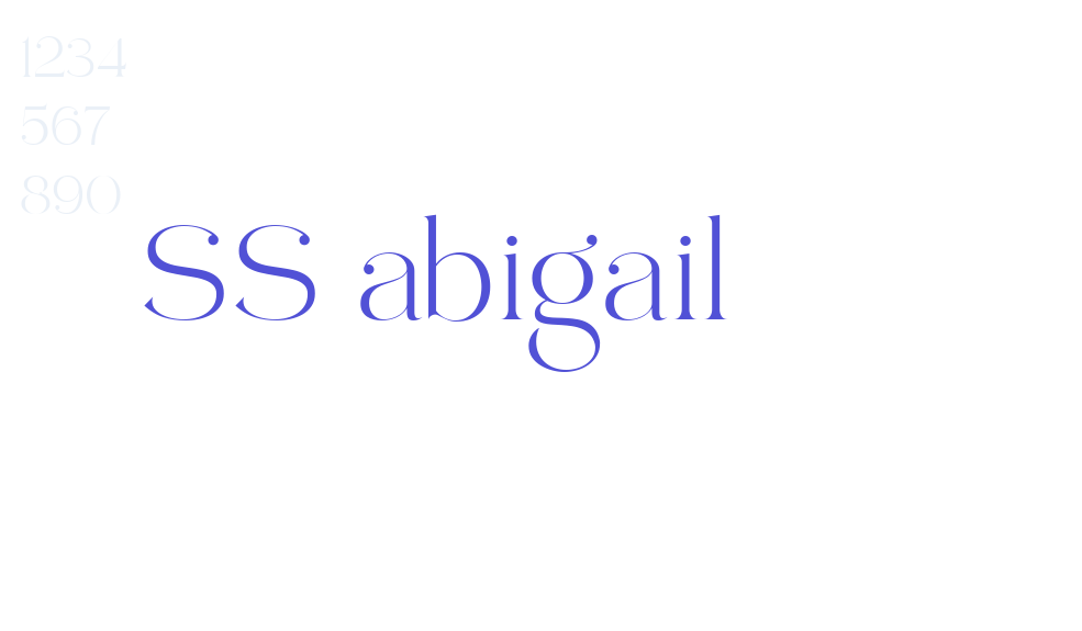 SS abigail-font-download