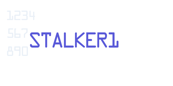 STALKER1 font free