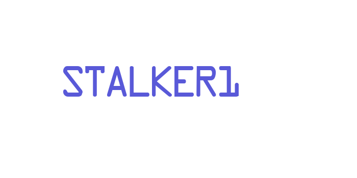 STALKER1 Font Download