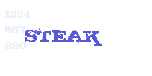 STEAK font free