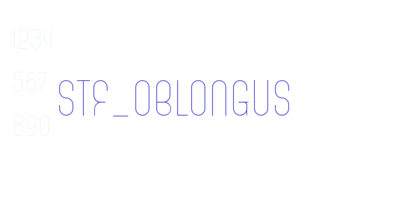 STF_OBLONGUS font free