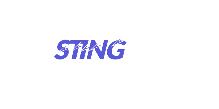 STING Font Download