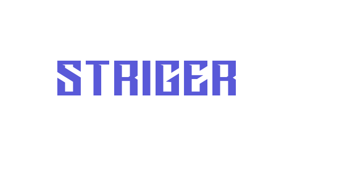 STRIGER Font