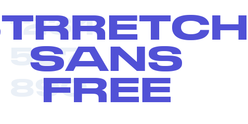 STRRETCH SANS FREE-font-download