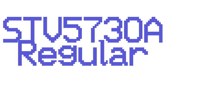 STV5730A Regular Font Download