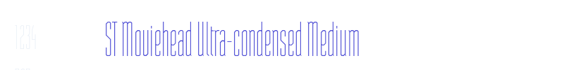 ST Moviehead Ultra-condensed Medium-font