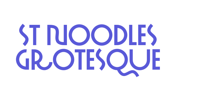 ST Noodles Grotesque Font Download