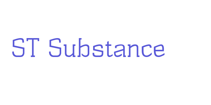 ST Substance Font Download