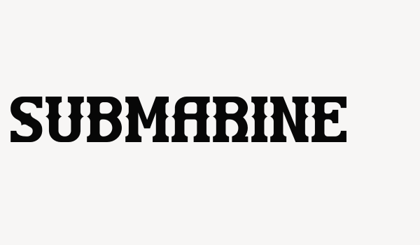 SUBMARINE Font