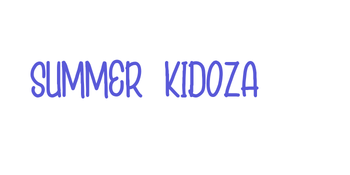 SUMMER KIDOZA Font