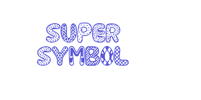 SUPER SYMBOL Font Download