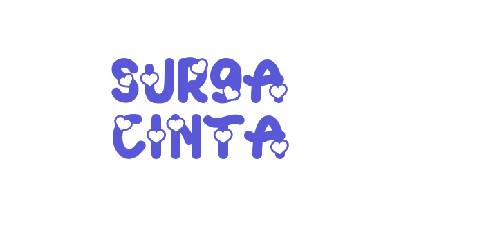 SURGA CINTA Font Download