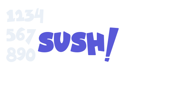 SUSH! font free