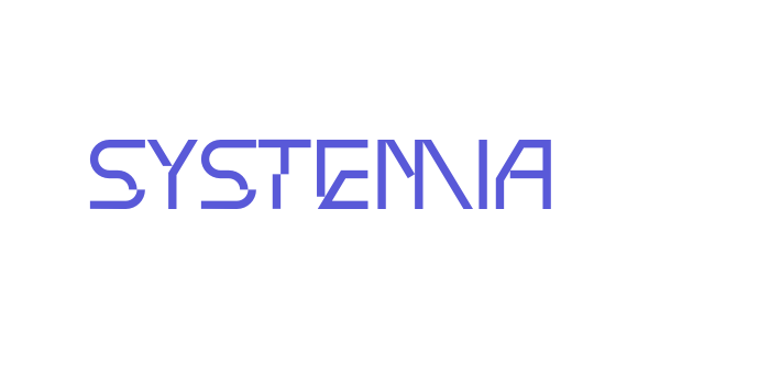 SYSTEMIA Font Download