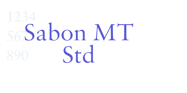 Sabon MT Std font free