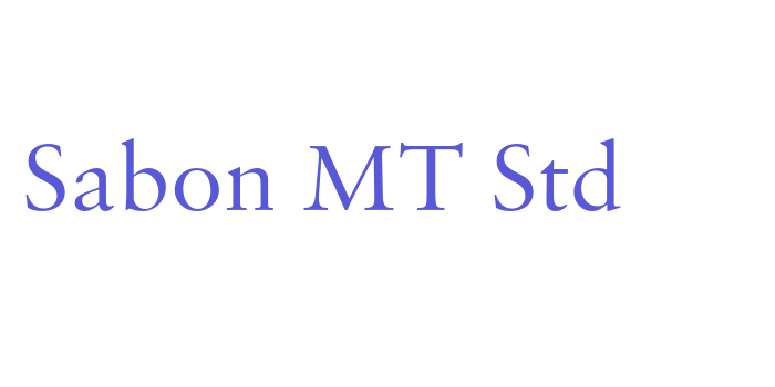 Sabon MT Std Font Download