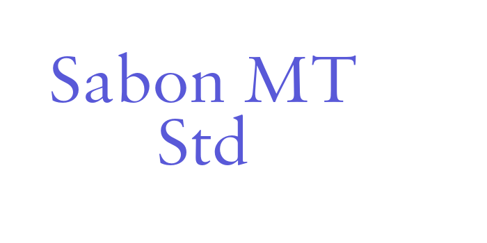 Sabon MT Std Font