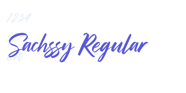 Sachssy Regular font free