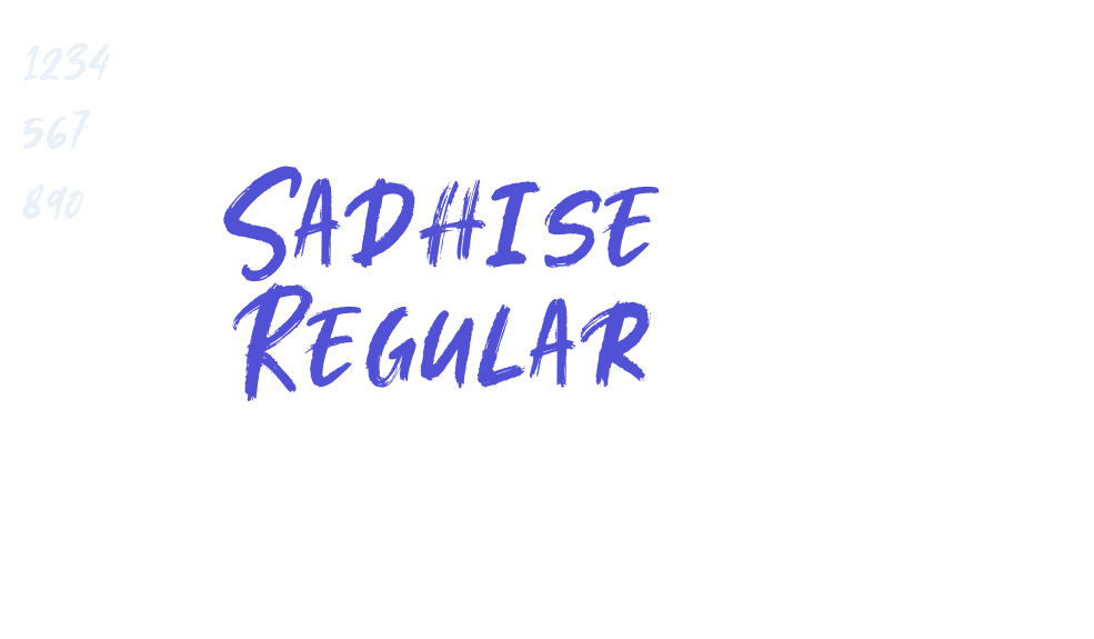 Sadhise Regular-font-download