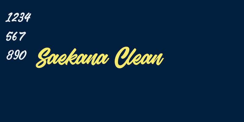 Saekana Clean