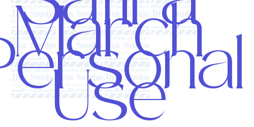 Safira March Personal Use-font-download
