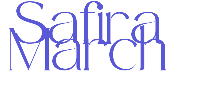 Safira March Font