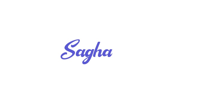 Sagha Font Download