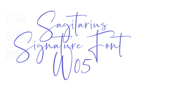 Sagitarius Signature Font W05 font free