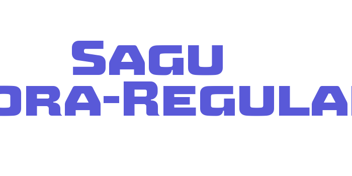 Sagu Exora-Regular Font Download