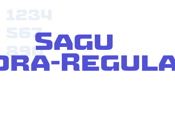 Sagu Exora-Regular