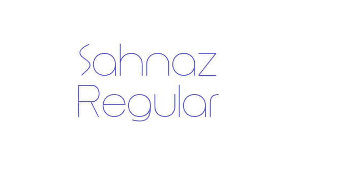 Sahnaz Regular Font Download