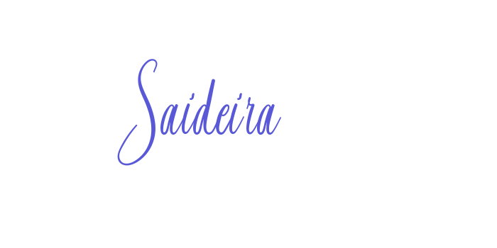 Saideira Font Download