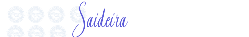 Saideira font download