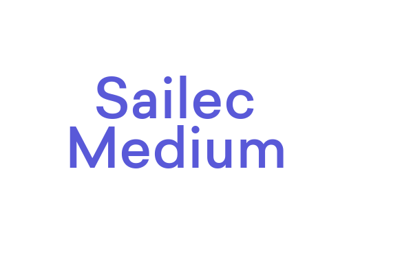 Sailec Medium Font