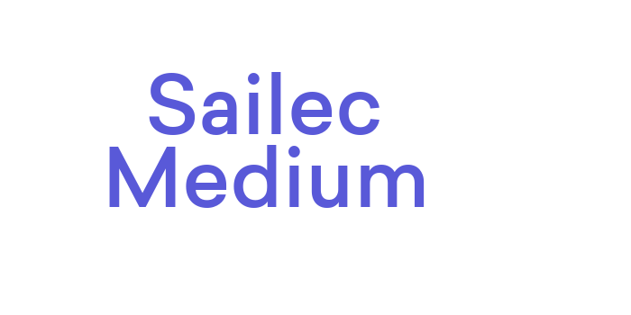 Sailec Medium Font Download