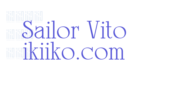 Sailor Vito ikiiko.com font