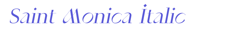 Saint Monica Italic