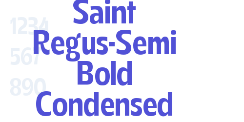 Saint Regus-Semi Bold Condensed-font-download