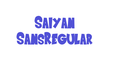 Saiyan SansRegular-font-download